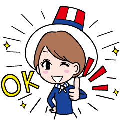 バイリンガールちか Happy Friends Line スタンプ Line Store バイリンガールちか Happy Friends Line スタンプ Line Store