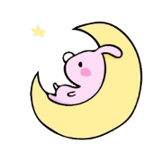 mini rabbit sticker