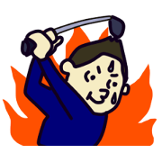 GOLF STICKERS