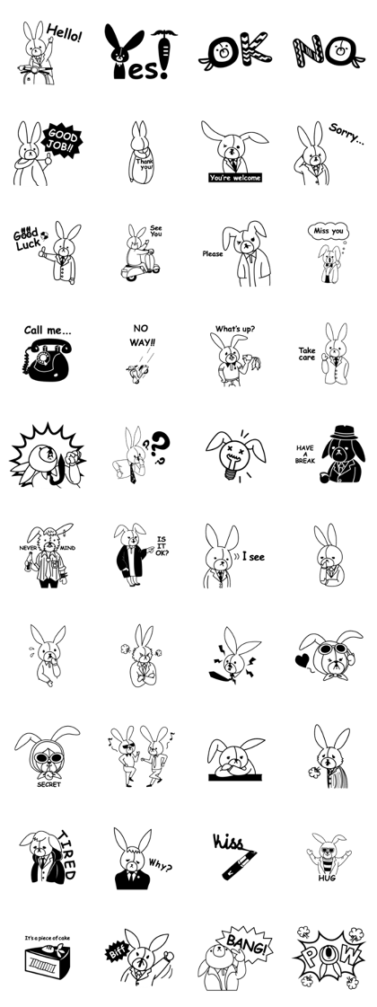 TWO TONE RABBIT