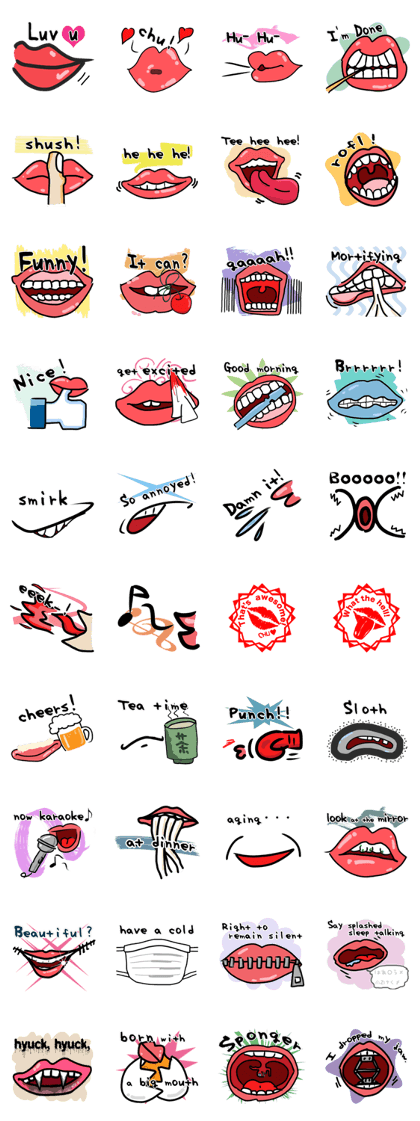 Lips message USA