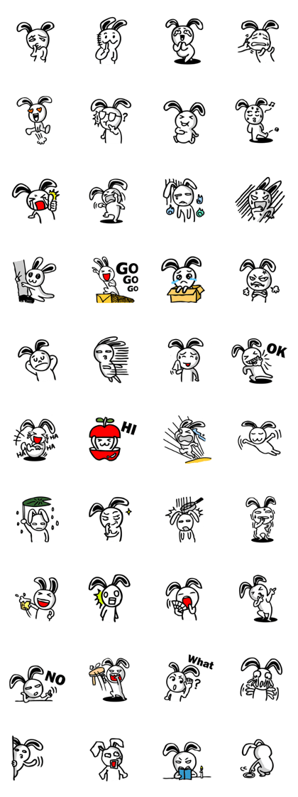 Bad Rabbit's stickers