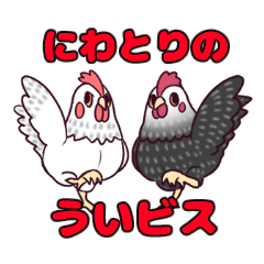 Daily conversation Rooster Sticker