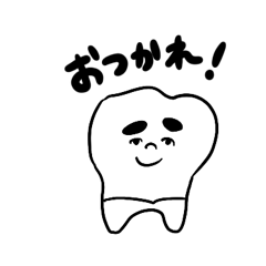 kazuhiko's Teeth Sticker