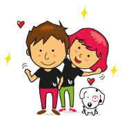 A day with Pink, Ken & Hiro