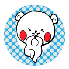 White bear Kumajirou [for Korean]