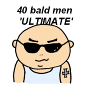 40 bald men 'ULTIMATE'