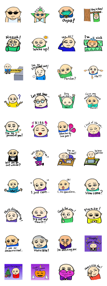 40 bald men 'ULTIMATE'