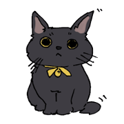 Of black cat Gee