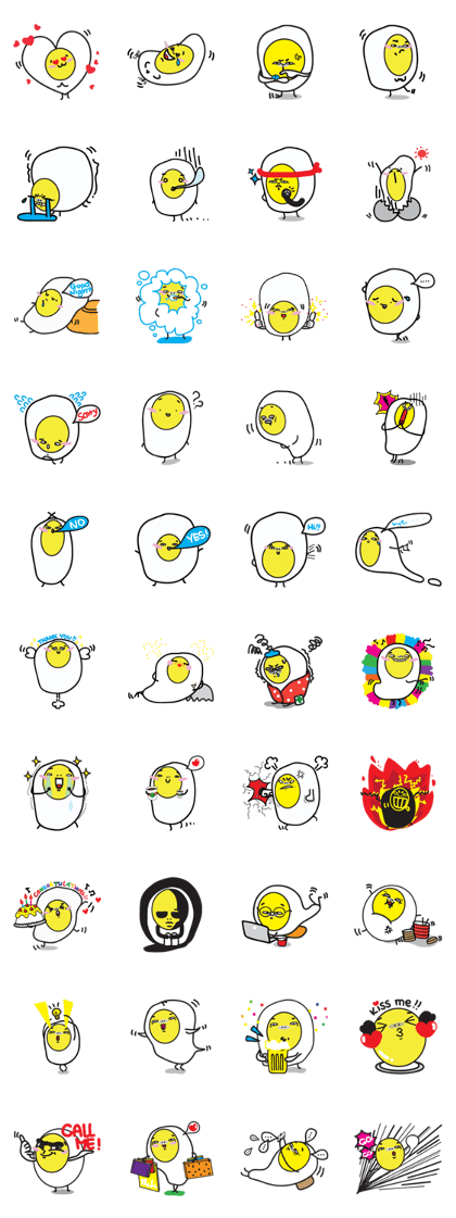 Fried egg's daily life