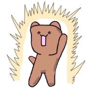 Simple reaction sticker.