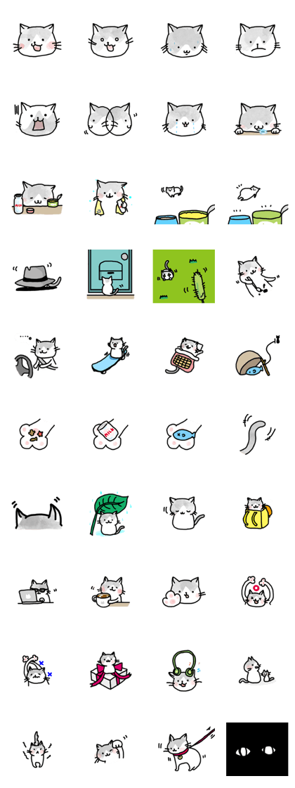 Black-and-whitecat,coro