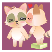 Lovely Raccoon Family(2)