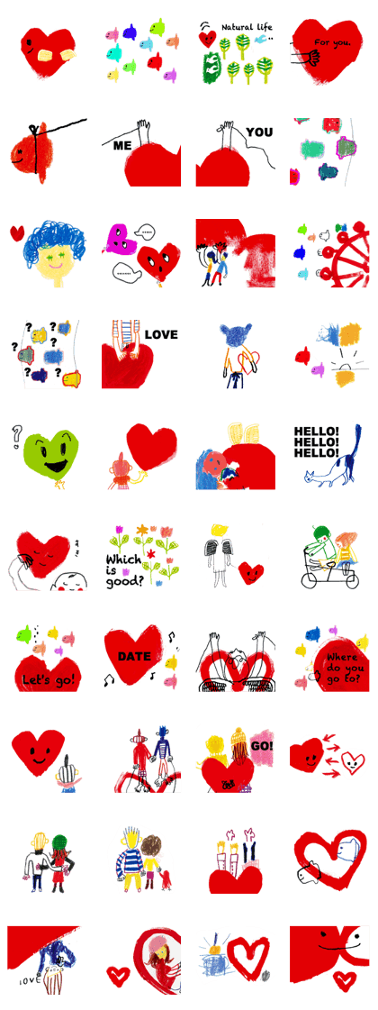 With heart two