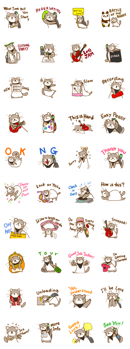Our Band master is Ferret