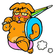 It is summer!!Bull-San!