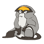 Brazza's Monkey Sticker