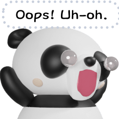 Panda dotcom 3D message ENG - daily