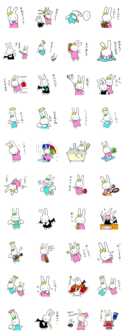 usako and rabbit angel rabbit devil no.2