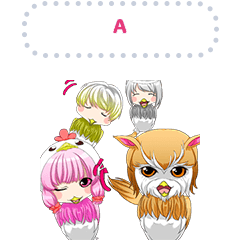 Lovely bird-chan message World