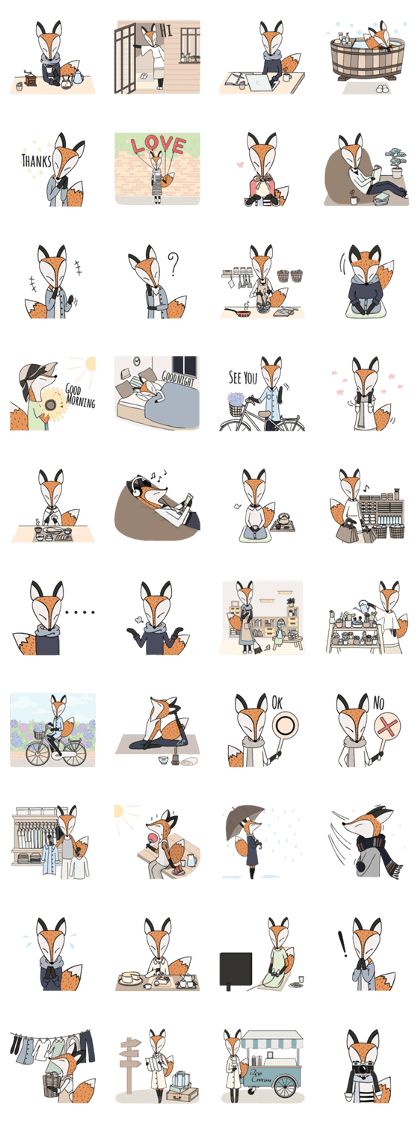 Kitsune the Slow Life Fox