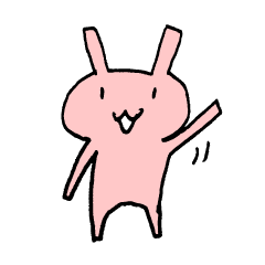 Rabbit of datsuryoku-kei (ennui-style)