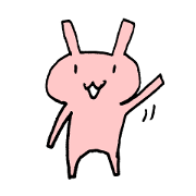 Rabbit of datsuryoku-kei (ennui-style)