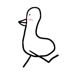 Moving Bird Sticker