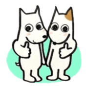 Dogs named BUCCH and MILKLIN