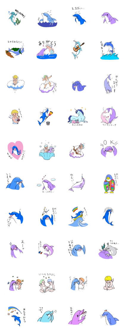 dolphin and naughty angel