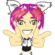 cartoon little cat girl