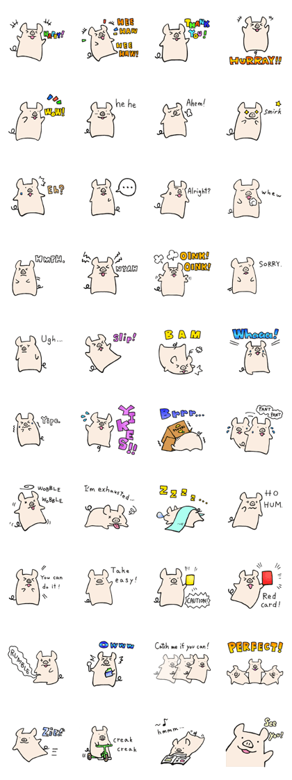 little pig Buhii (English)