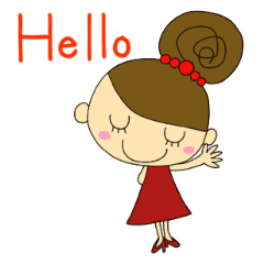 おだんごヘアの女の子 日常編 Line スタンプ Line Store おだんごヘアの女の子 日常編 Line スタンプ Line Store