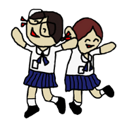 Angie , a little school girl.