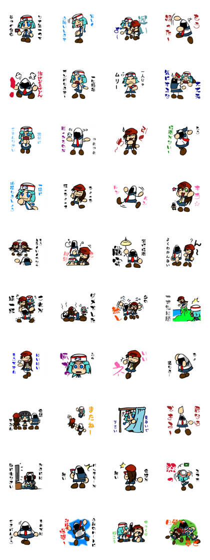 Personification Sticker of the food 2