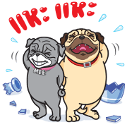"Moo" & "Mee" : 2Pugs (Thai)