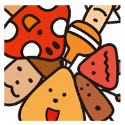 acorn & mushrooms