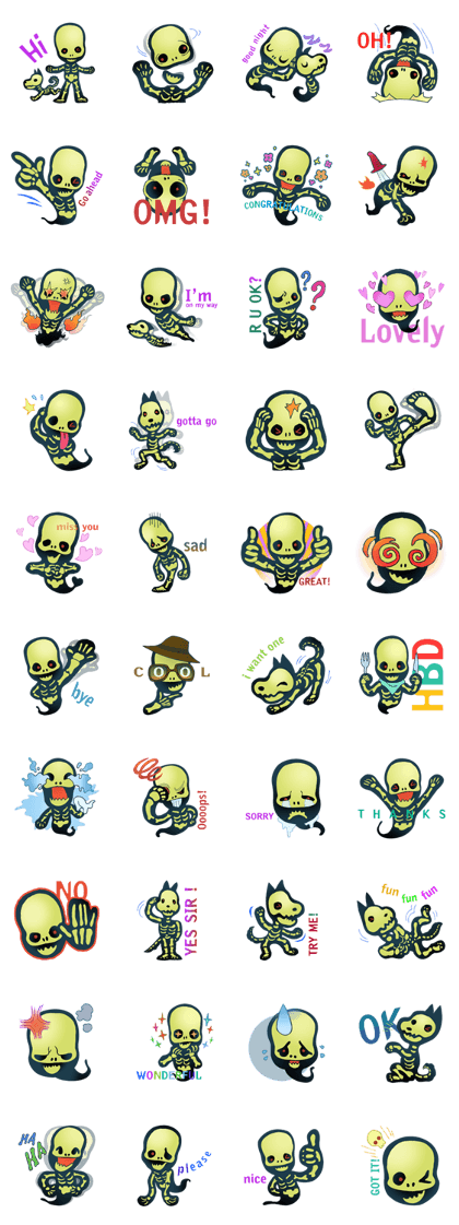 Baby skeleton / phee dek