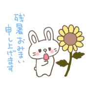 The rabbit enjoys summer.