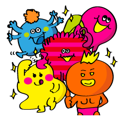 Colorful Funny Monsters