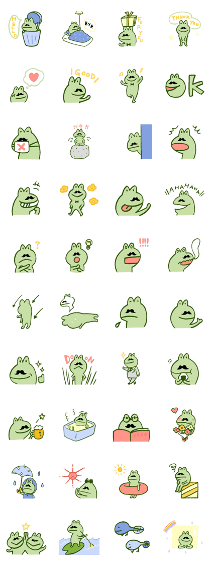Mr. hige of a frog.