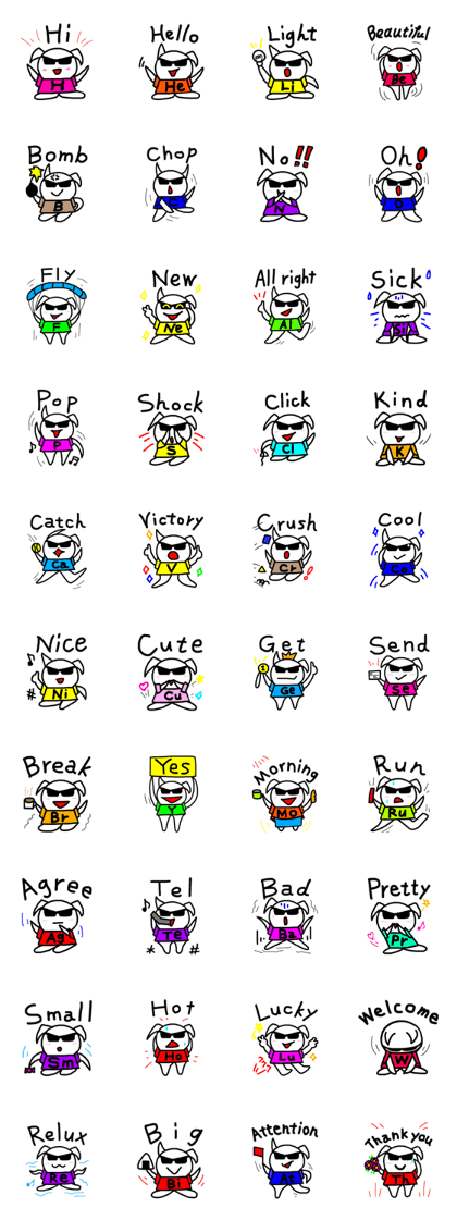 Elemental mascots