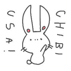a small rabbit "CHIBI USA"