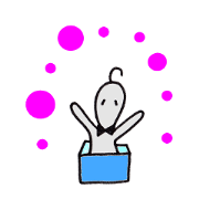 Warm fuzzy Andrew sticker