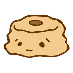 The shibon cake (English stickers)