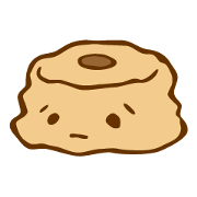 The shibon cake (English stickers)