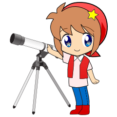 Penggemar astronomi Hoshimi (1)