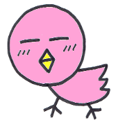 Happy colorful bird