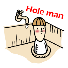 Hole man