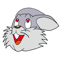 Happy Silver Rabbit